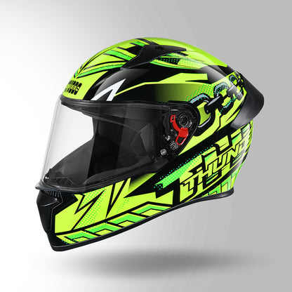 THUNDER COMMUNICATION READY D5 DECOR BLACK/GREEN & YELLOW WITH BATTERY