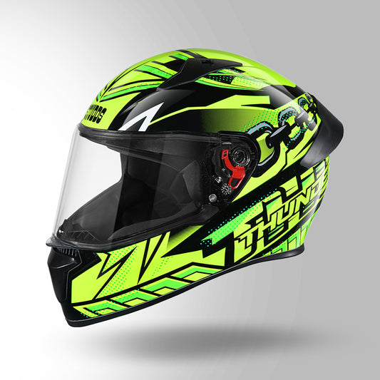 THUNDER COMMUNICATION READY D5 DECOR BLACK/GREEN & YELLOW WITH BATTERY