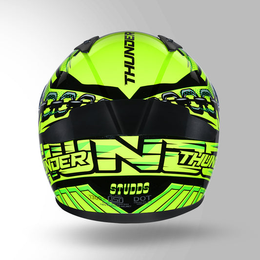 THUNDER COMMUNICATION READY D5 DECOR BLACK/GREEN & YELLOW WITH BATTERY