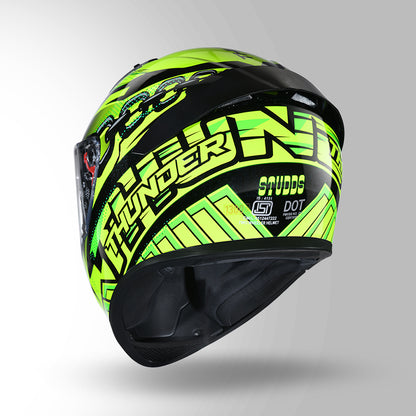 THUNDER COMMUNICATION READY D5 DECOR BLACK/GREEN & YELLOW WITH BATTERY