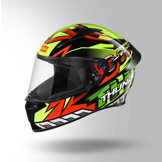 THUNDER COMMUNICATION READY D5 DECOR BLACK/RED & YELLOW WITH BATTERY