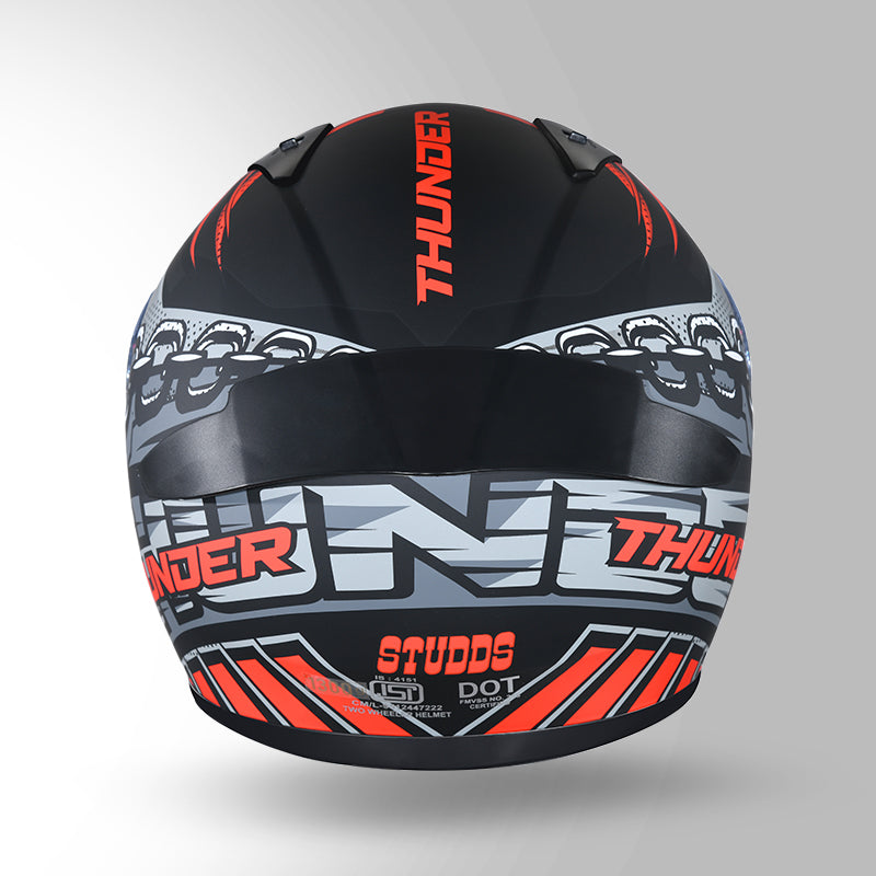 THUNDER COMMUNICATION READY D5 DECOR MATT BLACK & RED WITH BATTERY