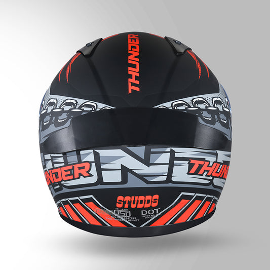 THUNDER COMMUNICATION READY D5 DECOR MATT BLACK & RED WITH BATTERY