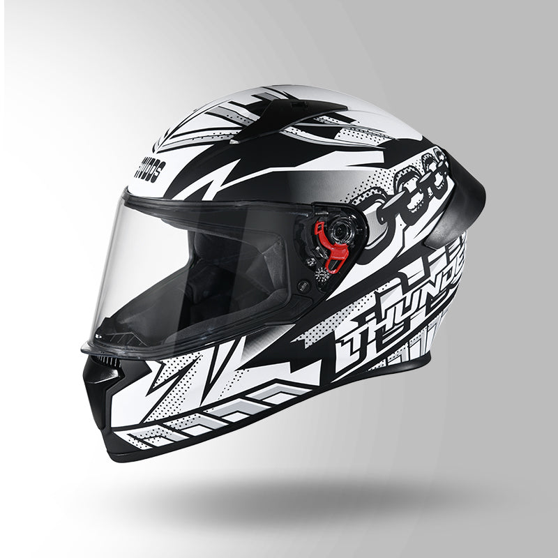 THUNDER COMMUNICATION READY D5 DECOR MATT BLACK & WHITE WITH BATTERY
