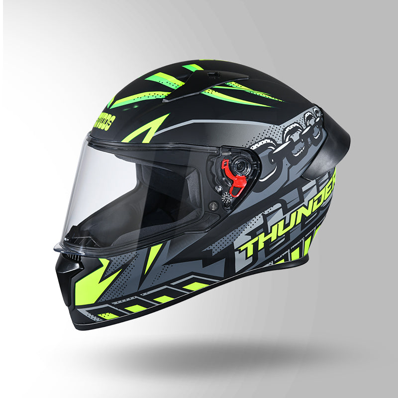 THUNDER COMMUNICATION READY D5 DECOR MATT BLACK & YELLOW WITH BATTERY
