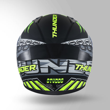 THUNDER COMMUNICATION READY D5 DECOR MATT BLACK & YELLOW WITH BATTERY