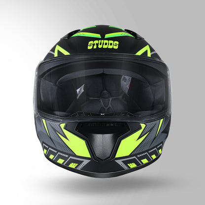 THUNDER COMMUNICATION READY D5 DECOR MATT BLACK & YELLOW WITH BATTERY