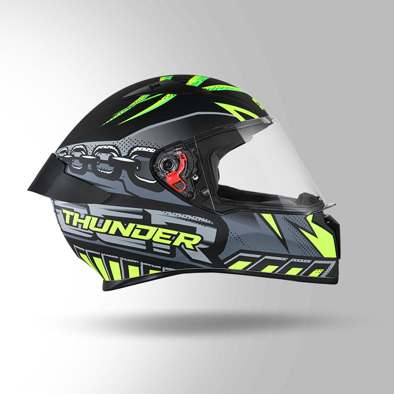 THUNDER COMMUNICATION READY D5 DECOR MATT BLACK & YELLOW WITH BATTERY