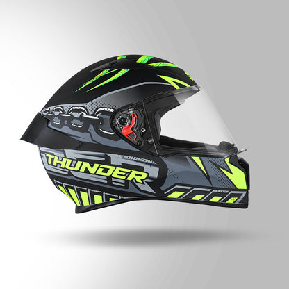 THUNDER COMMUNICATION READY D5 DECOR MATT BLACK & YELLOW WITH BATTERY