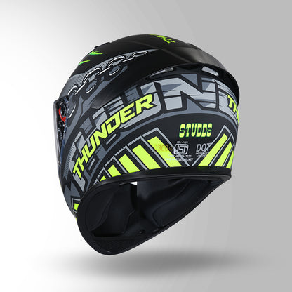 THUNDER COMMUNICATION READY D5 DECOR MATT BLACK & YELLOW WITH BATTERY