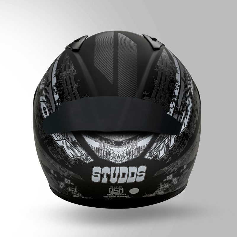 THUNDER D1 DECOR MATT BLACK & GREY WITH SPOILER