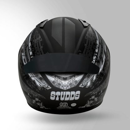 THUNDER D1 DECOR MATT BLACK & GREY WITH SPOILER
