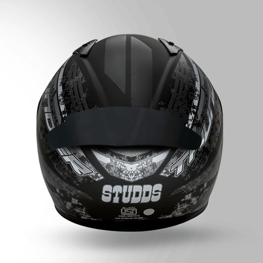 THUNDER D1 DECOR MATT BLACK & GREY WITH SPOILER