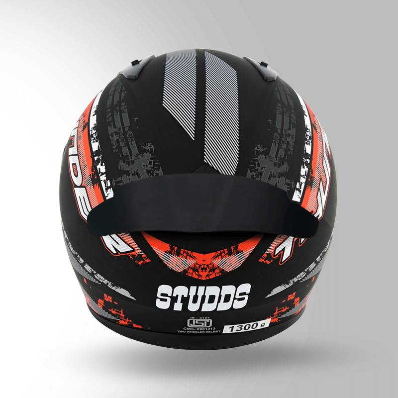 THUNDER D1 DECOR MATT BLACK & RED WITH SPOILER
