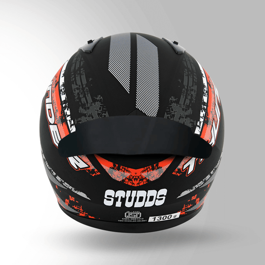 THUNDER D1 DECOR MATT BLACK & RED WITH SPOILER