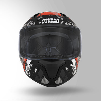 THUNDER D1 DECOR MATT BLACK & RED WITH SPOILER