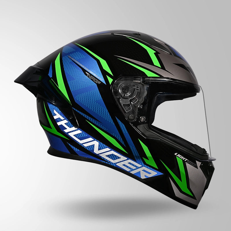 THUNDER D1 LIGHTVOLT DECOR BLACK / GREEN & BLUE