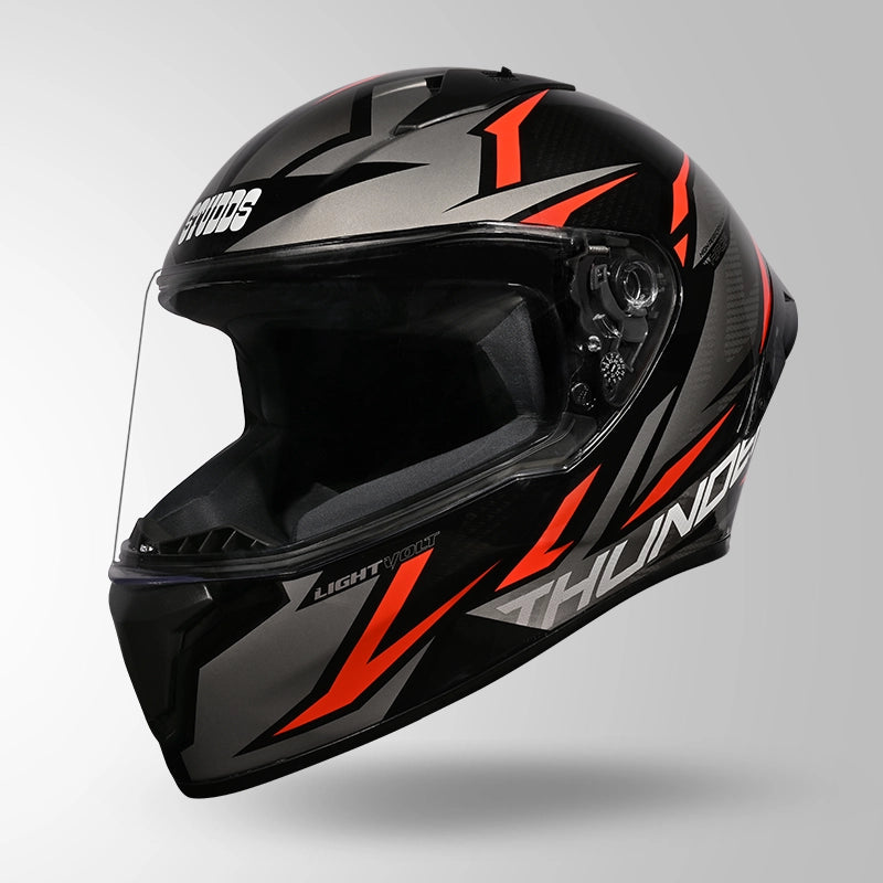 THUNDER D1 LIGHTVOLT DECOR BLACK / GREY & ORANGE