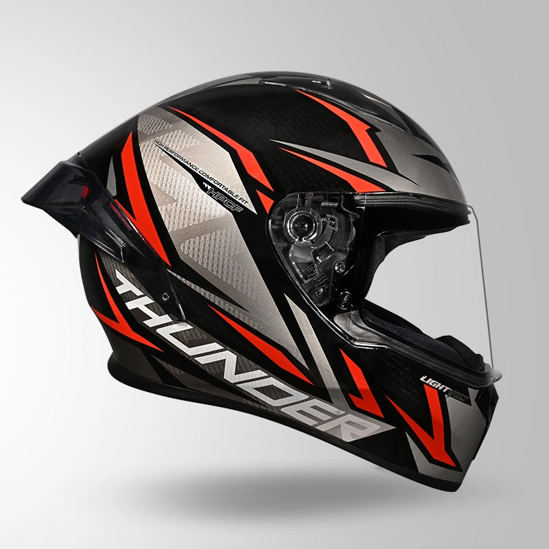 THUNDER D1 LIGHTVOLT DECOR BLACK / GREY & ORANGE