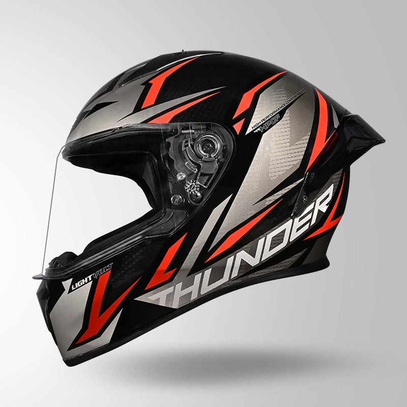 THUNDER D1 LIGHTVOLT DECOR BLACK / GREY & ORANGE