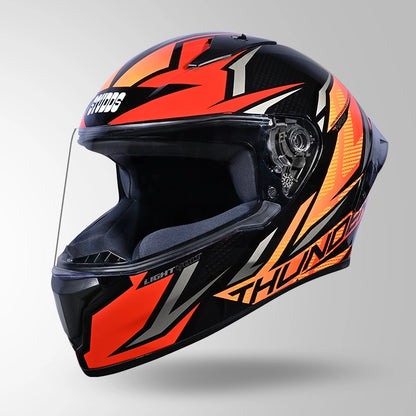 THUNDER D1 LIGHTVOLT DECOR BLACK / RED & ORANGE