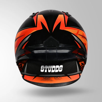 THUNDER D1 LIGHTVOLT DECOR BLACK / RED & ORANGE