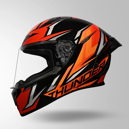 THUNDER D1 LIGHTVOLT DECOR BLACK / RED & ORANGE