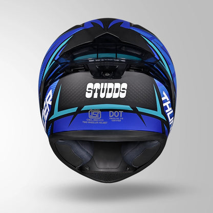 THUNDER D1 LIGHTVOLT DECOR MATT BLACK & BLUE