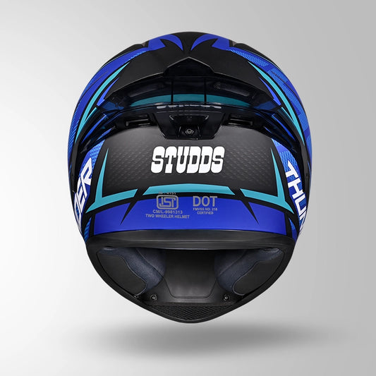 THUNDER D1 LIGHTVOLT DECOR MATT BLACK & BLUE
