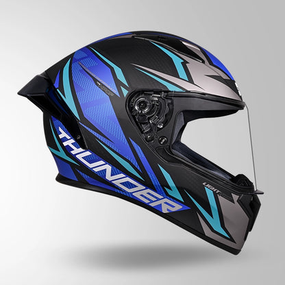 THUNDER D1 LIGHTVOLT DECOR MATT BLACK & BLUE