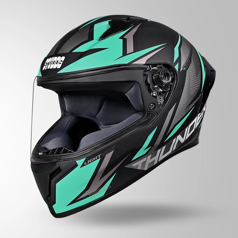 THUNDER D1 LIGHTVOLT DECOR MATT BLACK / BLUE & GREY