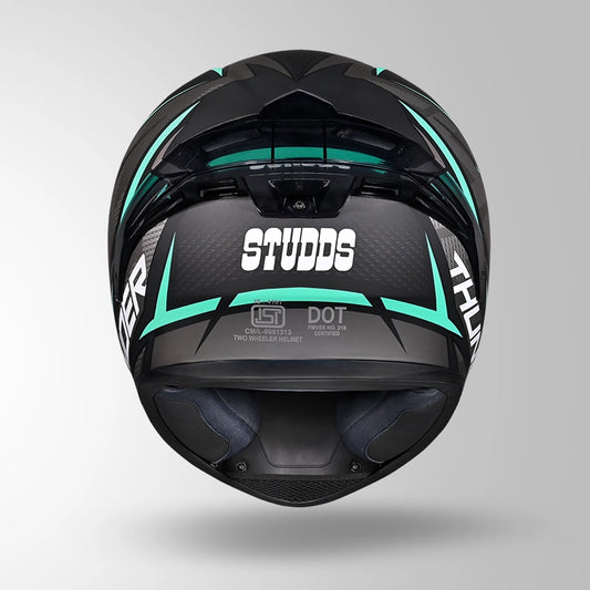 THUNDER D1 LIGHTVOLT DECOR MATT BLACK / BLUE & GREY