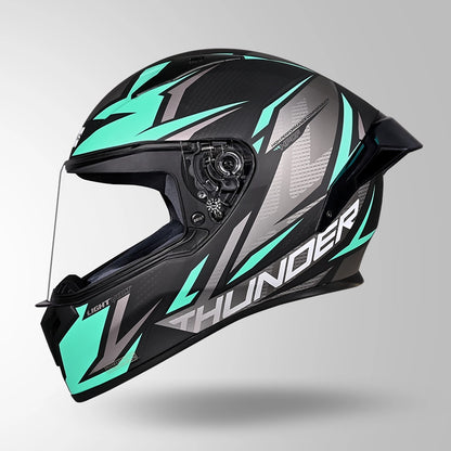 THUNDER D1 LIGHTVOLT DECOR MATT BLACK / BLUE & GREY