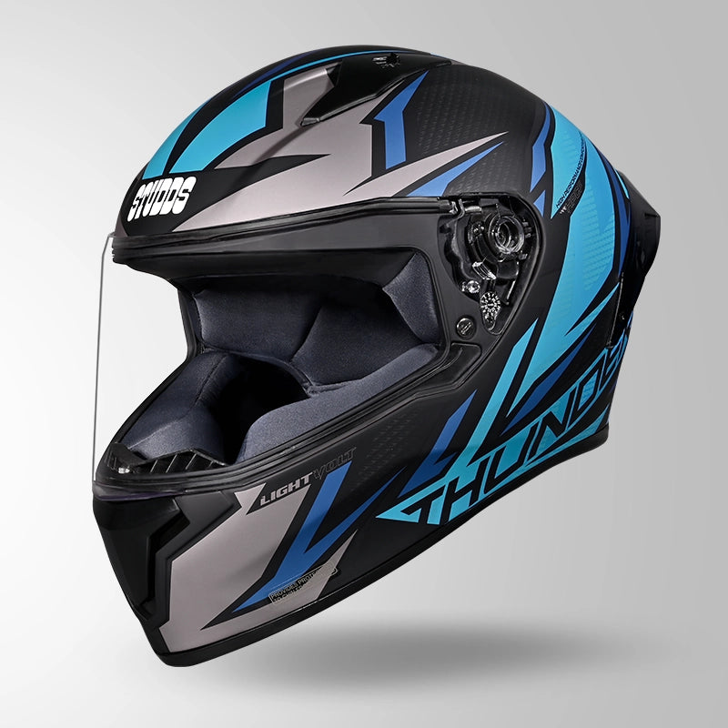 THUNDER D1 LIGHTVOLT DECOR MATT BLACK / GREY & BLUE