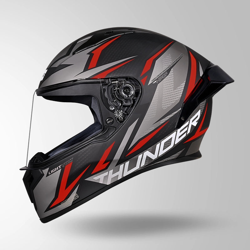 THUNDER D1 LIGHTVOLT DECOR MATT BLACK / GREY & ORANGE