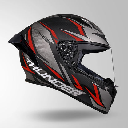 THUNDER D1 LIGHTVOLT DECOR MATT BLACK / GREY & ORANGE