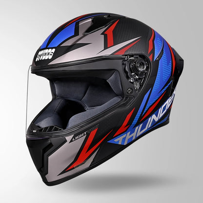 THUNDER D1 LIGHTVOLT DECOR MATT BLACK / RED & BLUE
