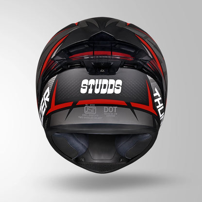 THUNDER D1 LIGHTVOLT DECOR MATT BLACK / RED & GREY