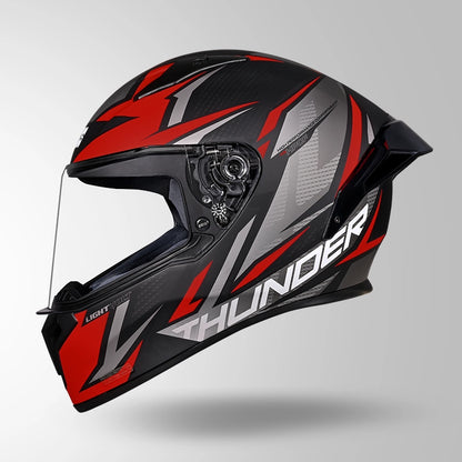 THUNDER D1 LIGHTVOLT DECOR MATT BLACK / RED & GREY