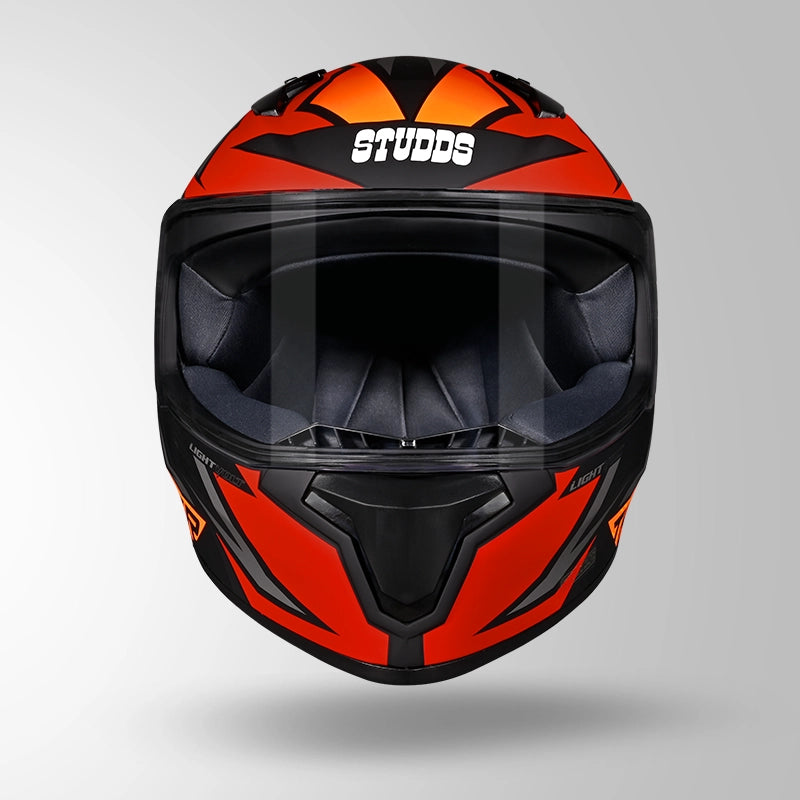 THUNDER D1 LIGHTVOLT DECOR MATT BLACK / RED & ORANGE