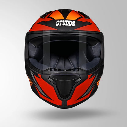THUNDER D1 LIGHTVOLT DECOR MATT BLACK / RED & ORANGE