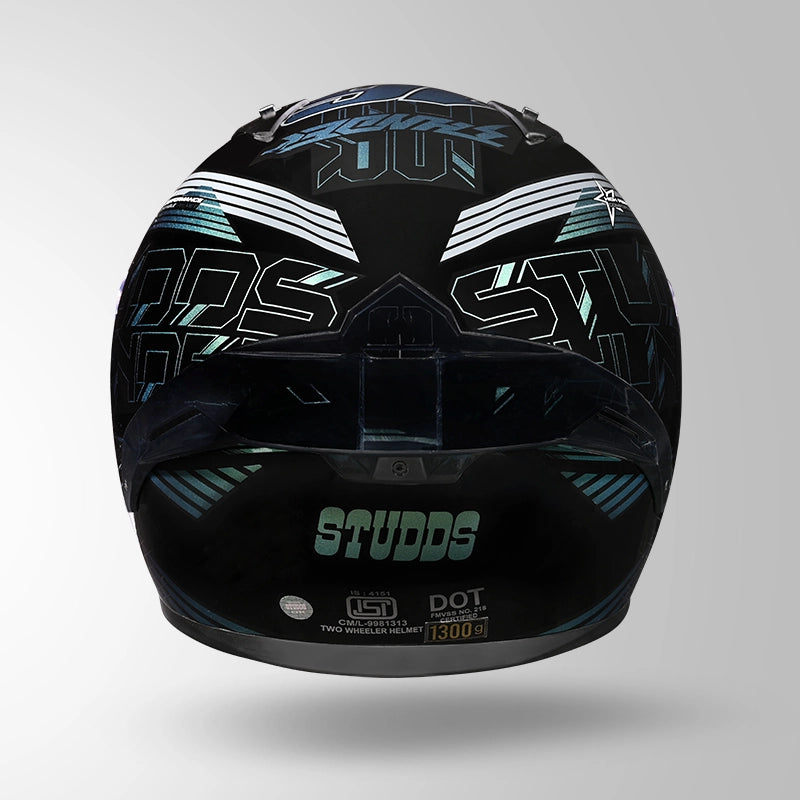 THUNDER D11 CHAMELEON DECOR BLACK AND BLUE