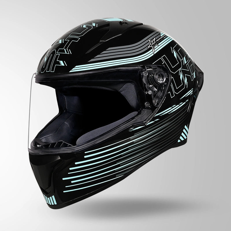 THUNDER D11 DECOR BLACK & BLUE WITH SPOILER