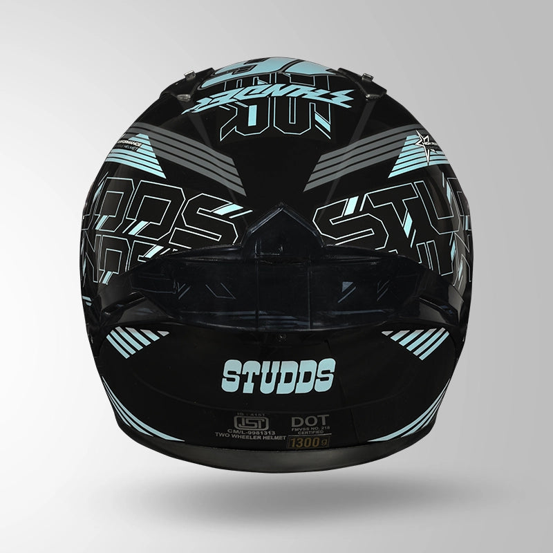 THUNDER D11 DECOR BLACK & BLUE WITH SPOILER