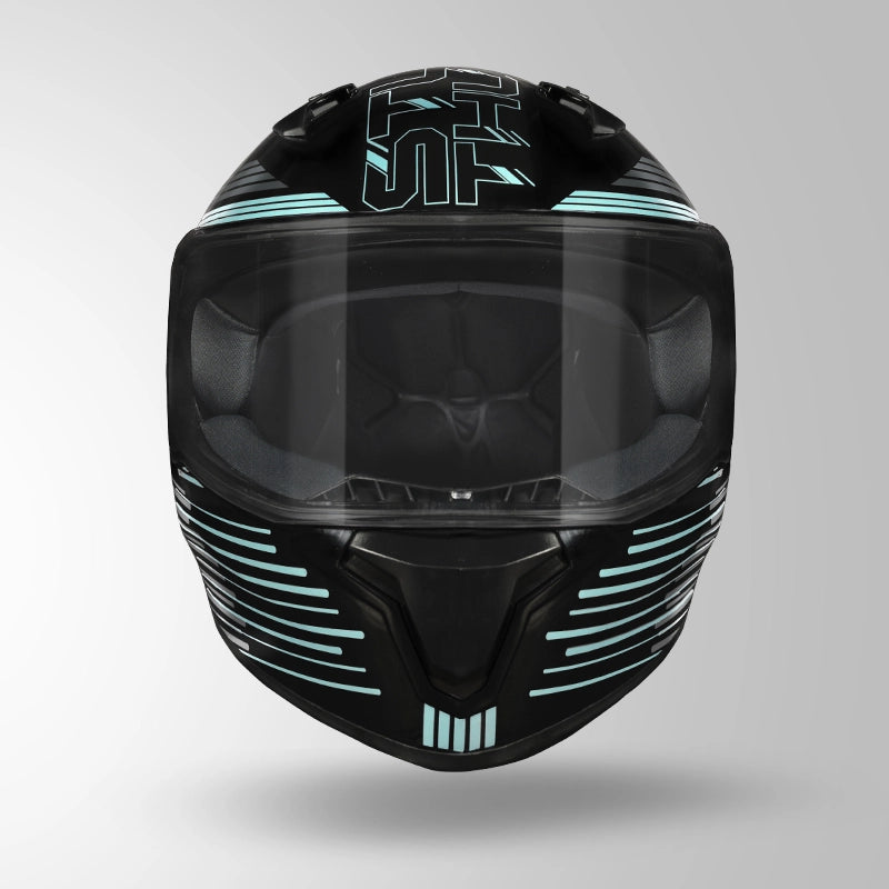 THUNDER D11 DECOR BLACK & BLUE WITH SPOILER