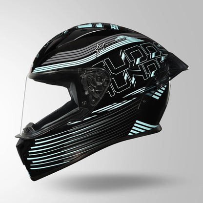 THUNDER D11 DECOR BLACK & BLUE WITH SPOILER