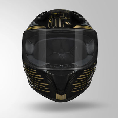 THUNDER D11 DECOR BLACK & GOLDEN WITH SPOILER