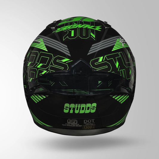 THUNDER D11 DECOR BLACK & GREEN WITH SPOILER