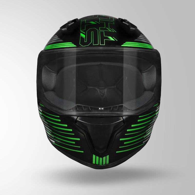 THUNDER D11 DECOR BLACK & GREEN WITH SPOILER