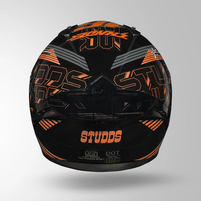 THUNDER D11 DECOR BLACK & ORANGE WITH SPOILER